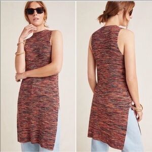 Anthropologie Tami Ribbed Tank Tunic Dress S